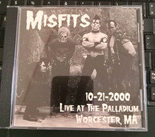 Misfits Live at the Palladium Worcester, MA 10-21-2000 Live CD Punk Rock picture