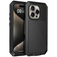 Heavy Duty Metal Armor Case for iPhone 18 Pro Max 17 16 15 14 Shockproof Cover picture