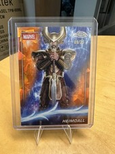 2025 Topps Chrome Marvel Studios SAPPHIRE Heimdall Orange /25 Idris Elba Thor picture