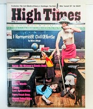 Vintage High Times May 1977 Civil Defense Vamp Comix Furry Freak Bros  picture
