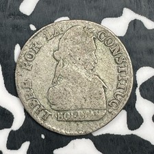 1830-PTS JL Bolivia 1/2 Sol Lot#N1138 Silver picture