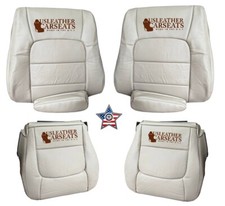 1998 to 2007 Fits Lexus LX470 Full Front OEM Leather Seat Covers Color Tan picture
