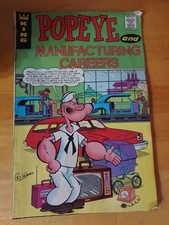 Vintage 1972 Popeye and Manufacturing Careers E-7 King Features Comic Giveaway picture