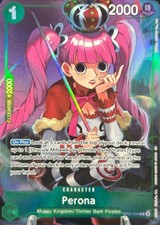 • Perona • OP09-034 SR Illustration Box Vol 4 Holo Foil One Piece TCG NM picture