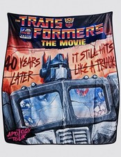 Transformers The Movie Fleece Throw 40