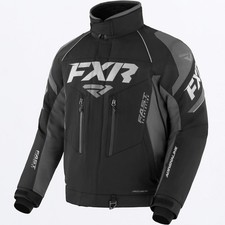 FXR Adrenaline FX Snowmobile 2 in 1 Snow Jacket Inspired by FXR Color Black/Gray picture