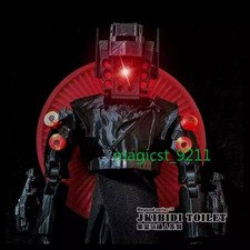 20cm Skibidi Toilet Half Titan Executor Action Figure Model Toys Gift New LED picture
