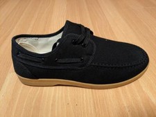 *NEW* Zig Zag Wino Boat Style Shoe *Black with Tan Sole -7280BK picture