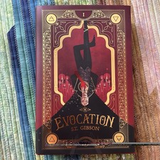 Evocation by S.T. Gibson Signed FairyLoot Exclusive Edition Sprayed Edges picture