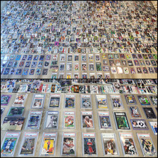 Huge NBA NFL MLB Card Lot - Graded Slabs, Autos, RCs, #'d, Parallels Prospects picture