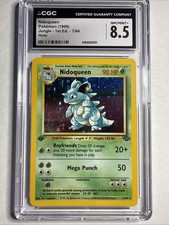 Nidoqueen 07/64 Jungle Holo CGC 8.5 First Edition picture