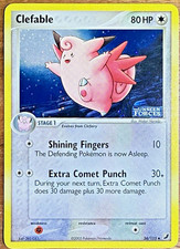 Clefable 36/115 STAMPED Reverse Holo EX Unseen Forces 2005 Pokemon NM picture