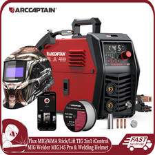 ARCCAPTAIN iControl MIG Welder 145A Pro 3-in-1 Flux Core MIG/Lift TIG/MMA Stick picture