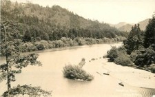 Guerneville California Russian River Patterson 1945 RPPC Photo Postcard 457 picture