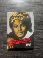 1984 MICHAEL JACKSON TRADING CARDS 1ST SERIES  UNOPENED WAX  PACKS picture
