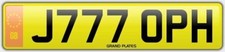 TOPHER TOPH CHRISTOPHER REGISTRATION J777 OPH NO FEES TOPH CHRIS CHRISSY UK REG picture