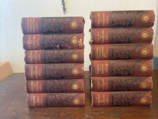 Antique 1800's: The Waverly Novels By Sir Walter Scott Set Of 12 Books picture