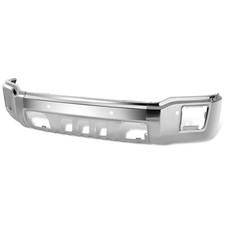 Fit 14-15 GMC Sierra 1500 Chrome Front Bumper Face Bar w/ Parking Sensor Holes picture