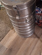 Vintage AerVoid Stainless Steel Thermal Food/Beverage Carrier – Military / Cater picture