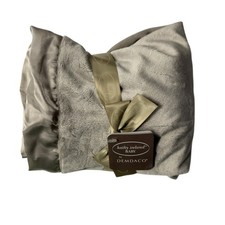 Kathy Ireland Demdaco Baby Taupe Patchwork Plush Blanket Little Snuggles New picture