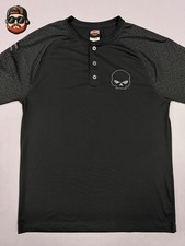 Harley Davidson Daytona Beach Willie G. Skull Long Sleeve Black Large Shirt picture