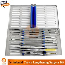Crown Lengthening Periodontal Surgery Kit Cassette File Perio Knives picture