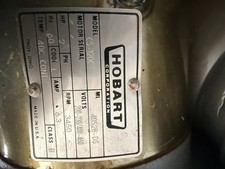 Genuine Hobart CS-120C Dishwasher Motor 3PH 2HP 400V picture