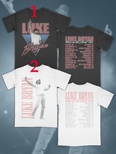 Luke Bryan Word On The Street Tour T Shirt, 2 Sided picture
