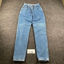 Vintage Forenza Jeans Women 4 Blue Excellent High Waisted Tapered Leg 90s Denim picture