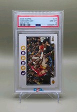 2008-09 Topps Los Angeles Lakers Kobe Bryant & Lebron James #24 GOLD FOIL PSA 8 picture