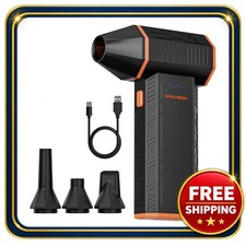 Electric Air Duster 50W WOLFBOX MegaFlow 110000 RPM 3-Speed Portable picture