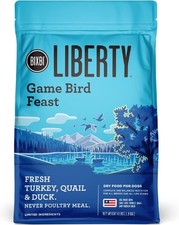 BIXBI Liberty Grain Friendly Dry Dog Food, Game Bird Feast Recipe, 4 lbs - Fresh picture
