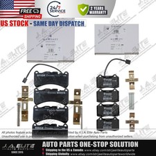 NEW OEM Front Rear Brake Pads for Maserati Ghibli Quattroporte, 6 & 4 Piston picture