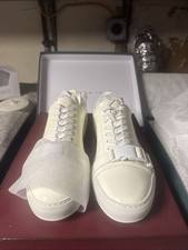 Buscemi 50MM Patent All White Brand New Box With Dust Covers Men’s Size 8 picture