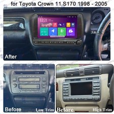 8 Core 64G Car Radio for Toyota Crown S170 S171 1998 - 2005 Carplay Sat Navi GPS picture