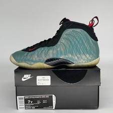 Size 7M/8.5W - Nike Air Foamposite One Gone Fishing (GS) 644791-300 Pre-Owned picture
