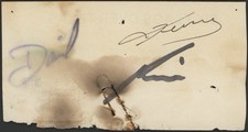 Kerry David Kevin Von Erich X3  Signed Autograph 5x2.5 Sheet WWF WWE PSA/DNA LOA picture