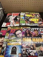 8 Vintage Rock Metal Magazines 1997-2010 Metallica Manson KISS Iron Maiden Korn picture