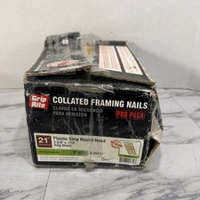 (QTY 5000)Grip-Rite GR08RHG Collated Framing Nails 2-3/8