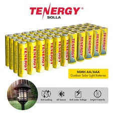 Tenergy Solla NiMH AA 1000mAh 1300mAh Rechargeable Batteries Solar Garden Lights picture