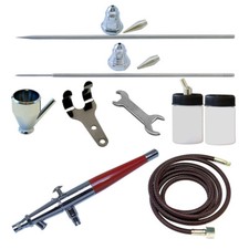 VL-3AS Paasche Double Action Siphon Feed Airbrush w/3 Heads picture