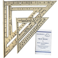 Swanson Tool Combo Speed Square Set 7 Inch and 12 Inch Ruler for Carpentry picture