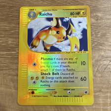 The Pokémon Company Pokemon TCG Raichu 25/165 Expedition Reverse Holo Rare 80HP picture