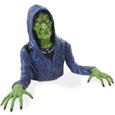 3 Ft. Halloween Groundbreaker Witch Scary Outdoor Yard Lawn Graveyard Decoration picture
