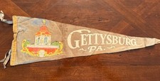 Vintage Pennsylvania State Monument Gettysburg Souvenir Felt Pennant 27