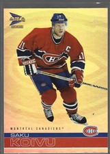 2001-02 Pacific Prism Gold McDonald's - Saku Koivu #21 Montreal Canadiens picture