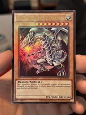 Yugioh Blue-Eyes White Dragon LCKC-EN001 Ultra Rare Unlimited NM picture