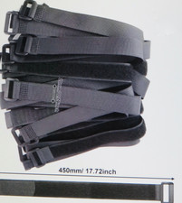 25-Velco Straps Reusable Adjustable Multi-Purpose Fasteners Connectable 18