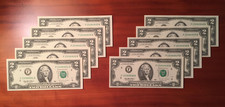 1995 Rare $2 Atlanta (F) Ten Consecutive Fed Pack Fr 1936-F Crisp Gem Unc - 30s picture