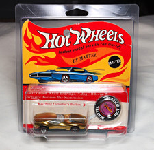 Vintage Hot Wheels Redlines Gold Torero 1:64 Diecast w/ Button picture